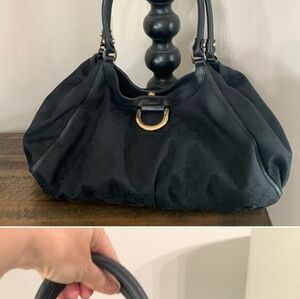 Sale today! Gucci authentic black handbag black / gold make offer moving sale